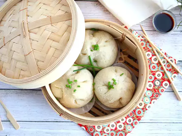 Συνταγή Banh bao, μικρά ψωμάκια στον ατμό
