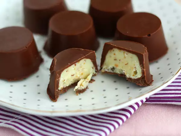 Συνταγή Kinder schoko-bons σπιτικές σοκολάτες