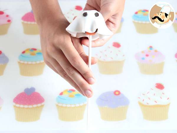 CakePops - Απόκριες - Προετοιμασία βήμα 8