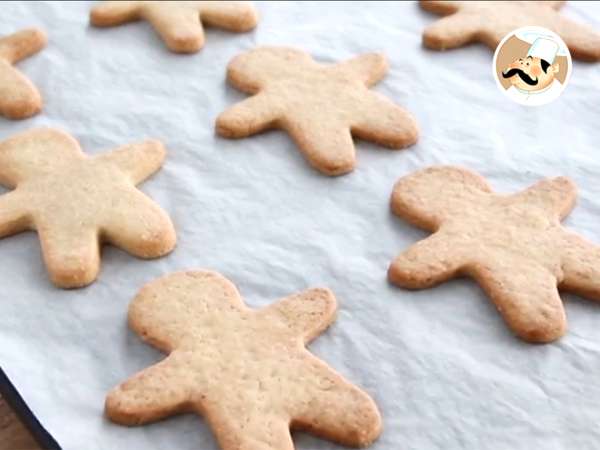 Μπισκότα με μπισκότα - Gingerbread Men - Προετοιμασία βήμα 5