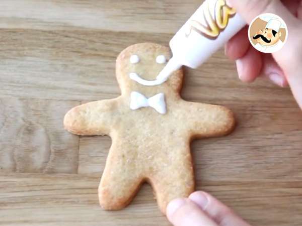 Μπισκότα με μπισκότα - Gingerbread Men - Προετοιμασία βήμα 6