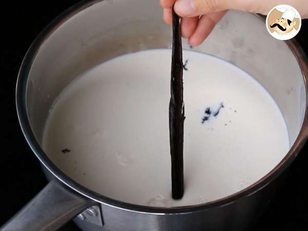 Crème brûlée - Προετοιμασία βήμα 4