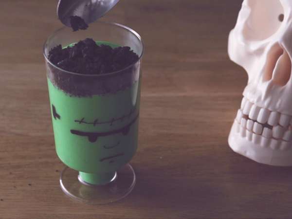 Κρέμες Frankenstein για το Halloween - Προετοιμασία βήμα 11