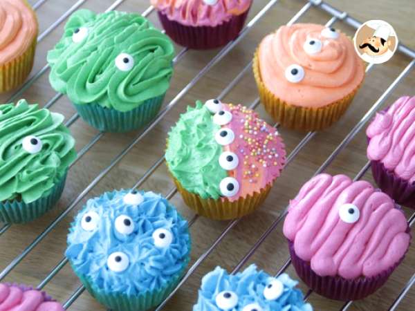 Cupcakes με τέρατα για τις Απόκριες - Προετοιμασία βήμα 18