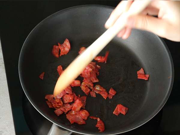Ριζότο με τυρί και chorizo - Προετοιμασία βήμα 6