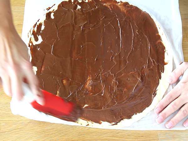 Έλατο με Nutella για να μοιραστείτε - Προετοιμασία βήμα 1