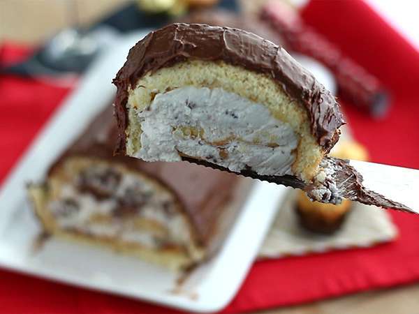 Χριστουγεννιάτικο κούτσουρο με Ferrero Rochers - Προετοιμασία βήμα 11