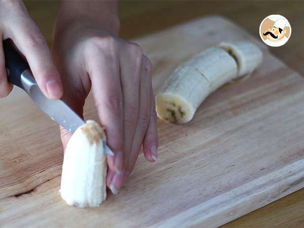Πατατάκια μπανάνας με ζύμη filo - Προετοιμασία βήμα 1