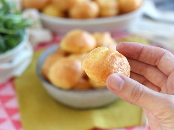 Εύκολο τυρί gougères - Προετοιμασία βήμα 6