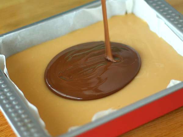 Σπιτικό Twix, ή Shortbread Millionaire - Προετοιμασία βήμα 6