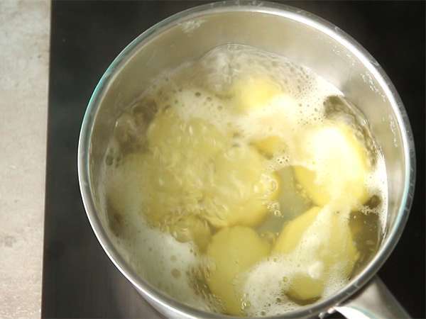 Κροκέτες Raclette - Προετοιμασία βήμα 1