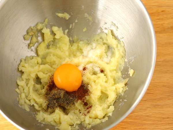 Κροκέτες Raclette - Προετοιμασία βήμα 2