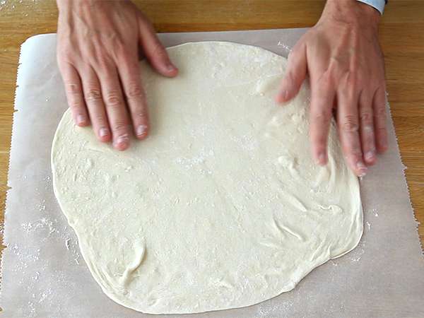 Chausson με raclette, calzone Savoyard - Προετοιμασία βήμα 1