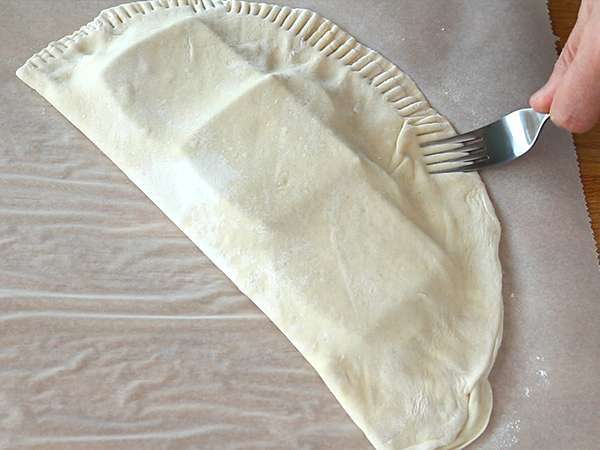 Chausson με raclette, calzone Savoyard - Προετοιμασία βήμα 4