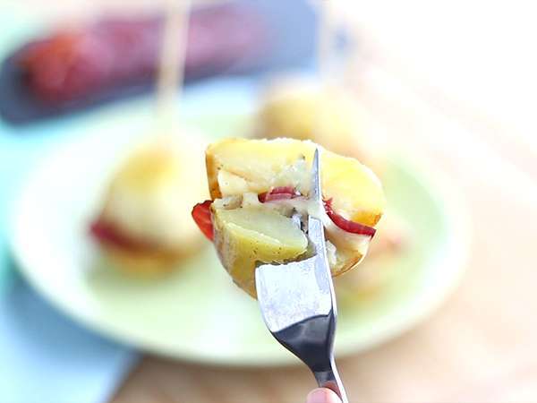 Σάντουιτς με πατάτα raclette - Προετοιμασία βήμα 5