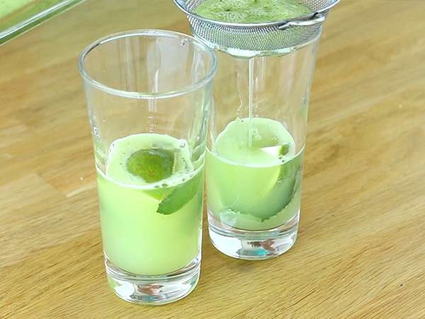 Cucumber Mojito, μη αλκοολούχο κοκτέιλ - Προετοιμασία βήμα 3