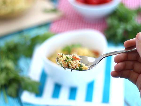 Πολύ εύκολο ανατολίτικο tabbouleh - Προετοιμασία βήμα 4