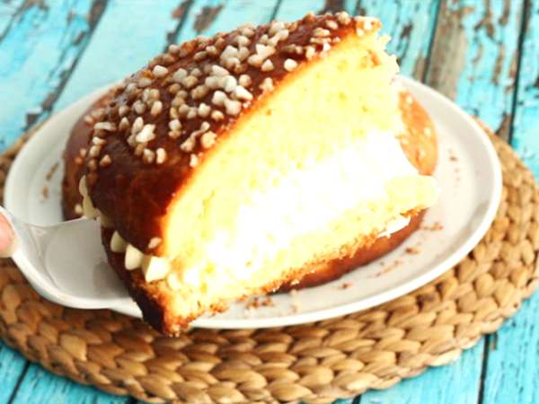 Tarte tropézienne εξηγείται βήμα προς βήμα - Προετοιμασία βήμα 12