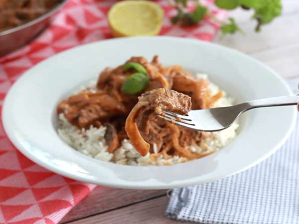 Γρήγορο και εύκολο Beef Stroganoff - Προετοιμασία βήμα 7