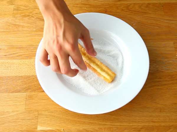 Τραγανά και ελαφριά churros - Προετοιμασία βήμα 5