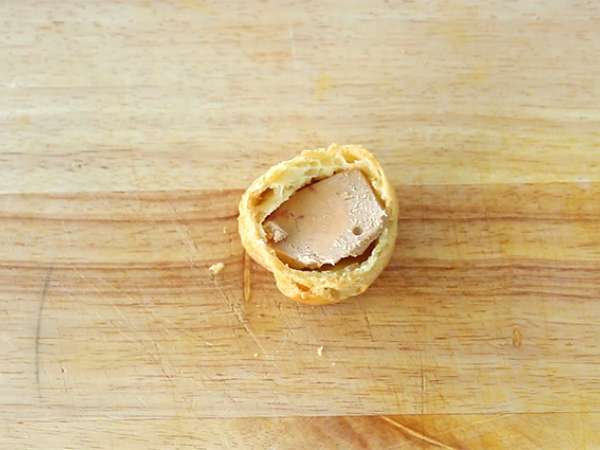 Ζαχαρωτά Choux με φουά γκρα και κρεμμύδι confit - Προετοιμασία βήμα 5