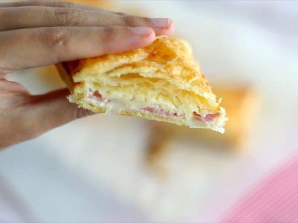 Ζαμπόν και τυρί Friands - Προετοιμασία βήμα 6