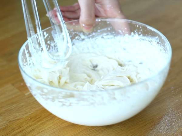 Βατόμουρο και μασκαρπόνε vol au vents - Προετοιμασία βήμα 4