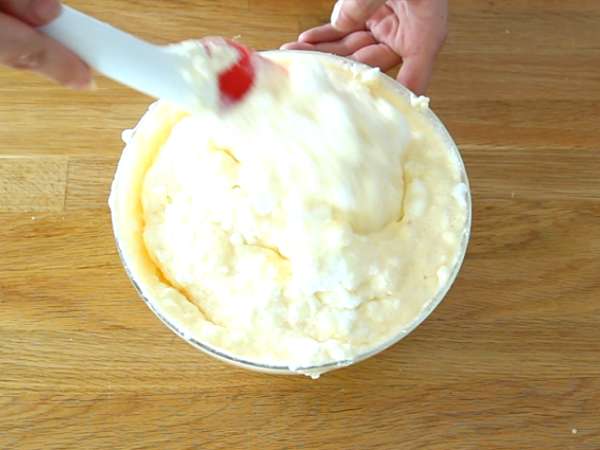 Ιαπωνικό cheesecake (ελαφρύ και αέρινο) - Προετοιμασία βήμα 4