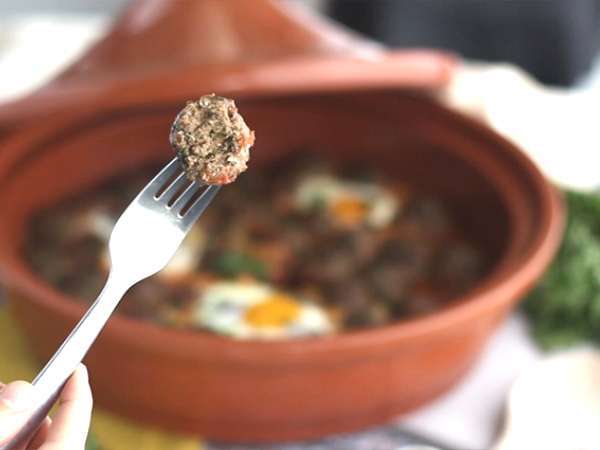 Tajine από κεφτά (κεφτέδες με μπαχαρικά και βότανα) - Προετοιμασία βήμα 8
