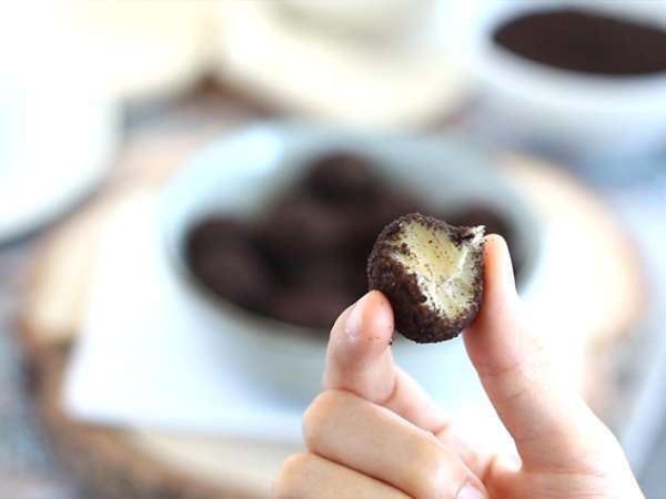 Τρούφες μπισκότων Oreo - Προετοιμασία βήμα 7