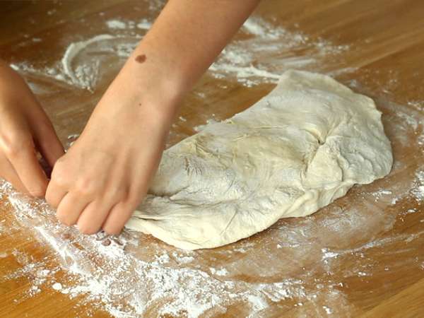 Fougasse με μπέικον και κρεμμύδια - Προετοιμασία βήμα 5