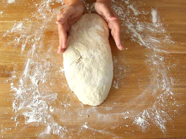 Fougasse με μπέικον και κρεμμύδια - Προετοιμασία βήμα 6