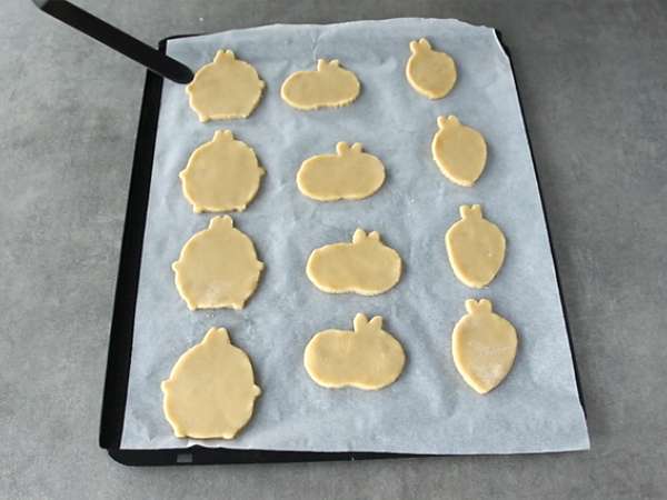 Molang Halloween shortbread - Προετοιμασία βήμα 4