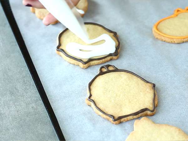 Molang Halloween shortbread - Προετοιμασία βήμα 7