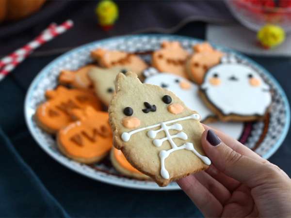 Molang Halloween shortbread - Προετοιμασία βήμα 11