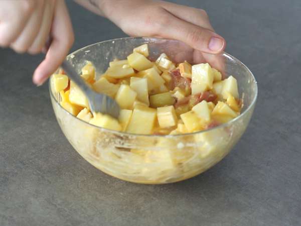 Τορτίγια Raclette - Προετοιμασία βήμα 3