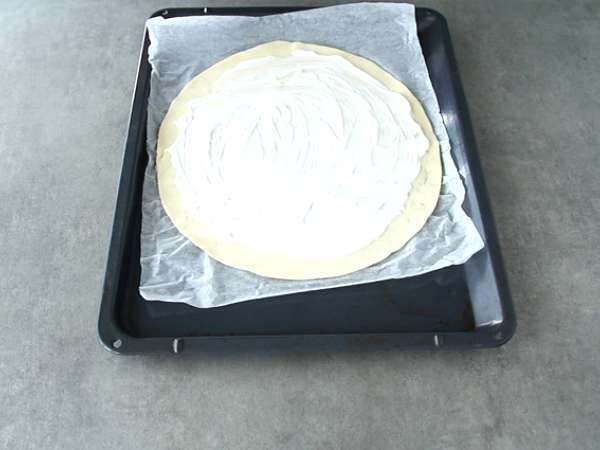 Πίτα Raclette - Προετοιμασία βήμα 2