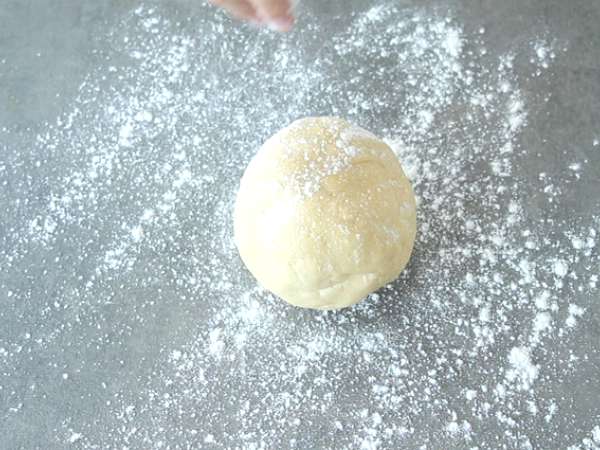 Alfajores - αργεντίνικο ψωμί με μαρμελάδα γάλακτος και καρύδα - Προετοιμασία βήμα 4