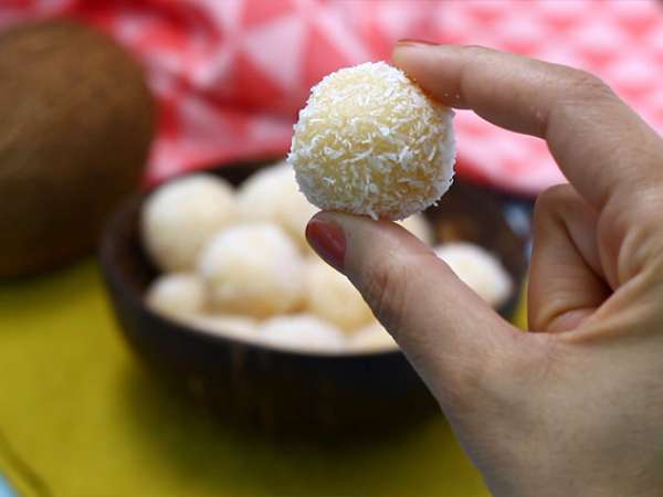 Καρύδα Brigadeiros - Προετοιμασία βήμα 4