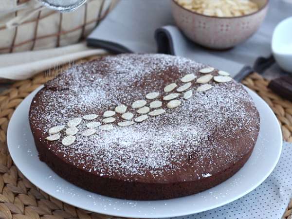Torta caprese fondante - Προετοιμασία βήμα 4