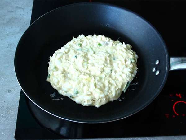 Okonomiyaki - ιαπωνική ομελέτα - Προετοιμασία βήμα 4