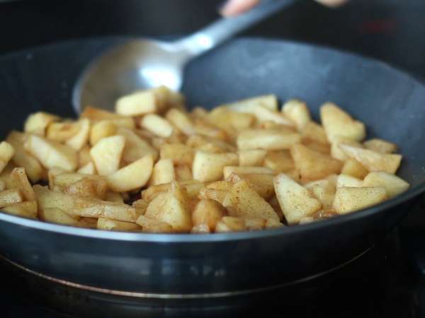 Apple crumble (vegan και χωρίς γλουτένη) - Προετοιμασία βήμα 1