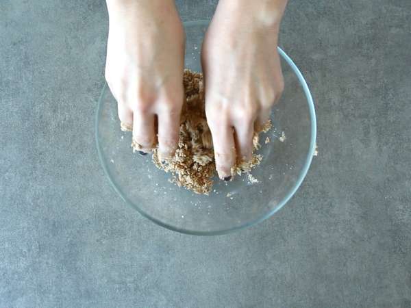 Apple crumble (vegan και χωρίς γλουτένη) - Προετοιμασία βήμα 2