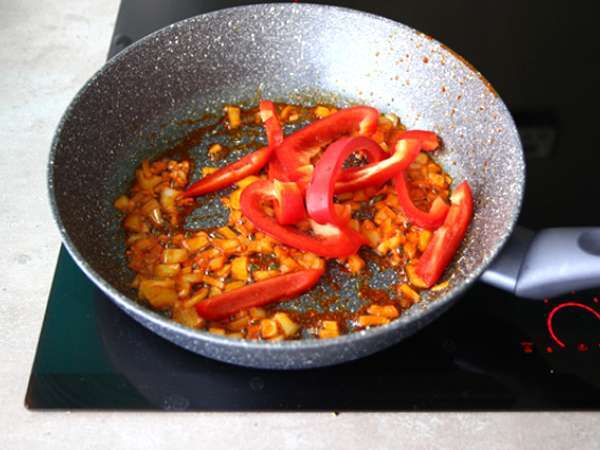 Ζυμαρικά με chorizo - Προετοιμασία βήμα 2