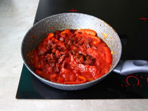 Ζυμαρικά με chorizo - Προετοιμασία βήμα 3