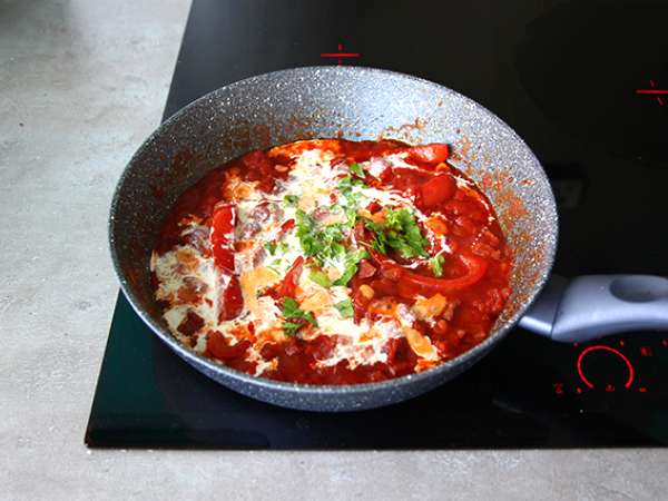 Ζυμαρικά με chorizo - Προετοιμασία βήμα 4