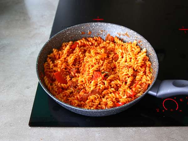 Ζυμαρικά με chorizo - Προετοιμασία βήμα 5
