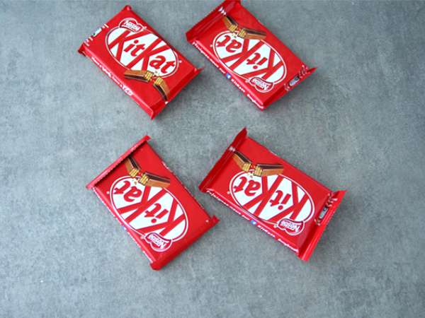 Brownie με Kit Kat ® - Προετοιμασία βήμα 1
