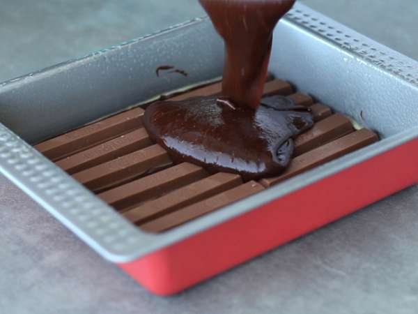Brownie με Kit Kat ® - Προετοιμασία βήμα 3