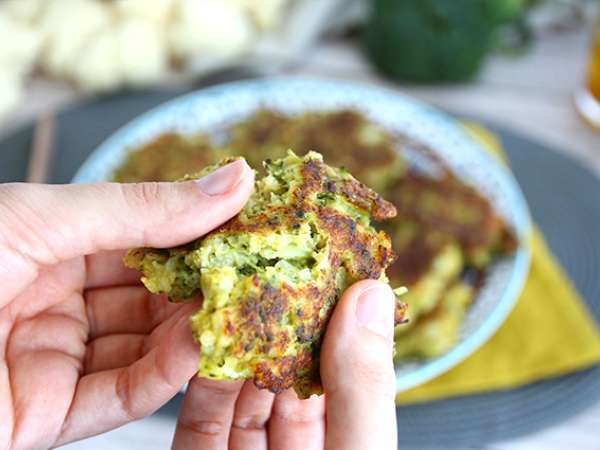Κουνουπίδι με κάρυ και μπρόκολο patties - Προετοιμασία βήμα 5